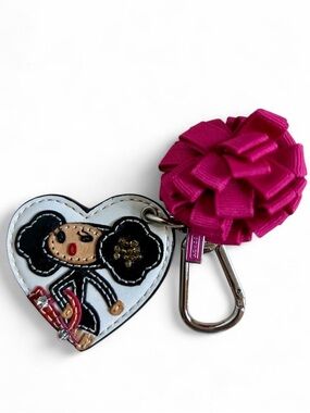 Coach Poppy Pepper Chan Bag Charm